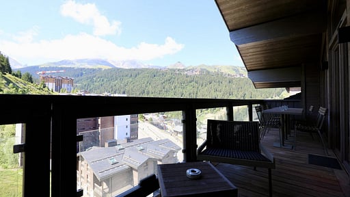 Penthouse le Grizzli Terrace/Veranda