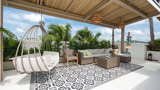 Penthouse Skyline Terras/Veranda