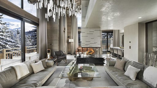 Chalet Perce Neige Living room 1