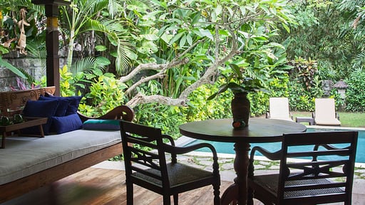 Plataran One Pool Villa Living room