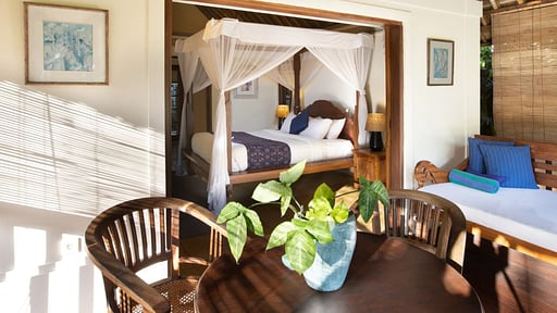 Plataran One Pool Villa Living room