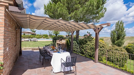 Podere Casello Dining area