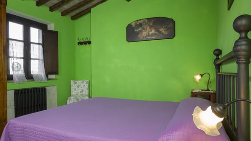 Podere La Casetta Fienile Schlafzimmer 1