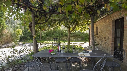 Podere La Casetta Loggia Salle à manger