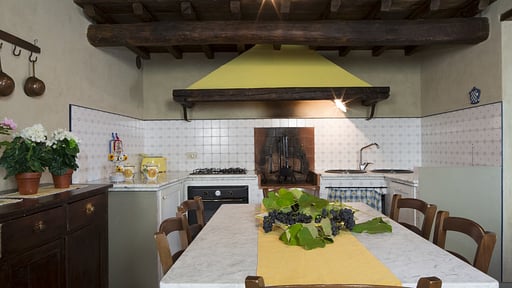 Podere La Casetta Portico Salle à manger