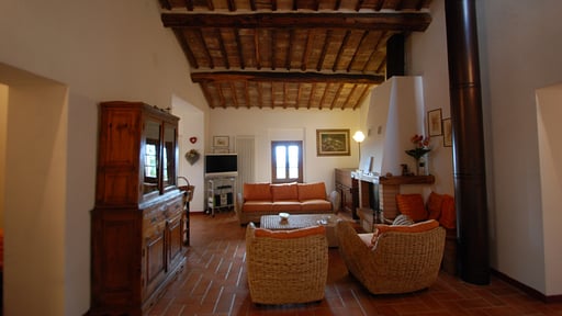 Villa Podere L'orsa Orsa Maggiore Woonkamer