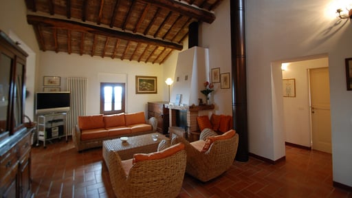 Villa Podere L'orsa Orsa Maggiore Woonkamer