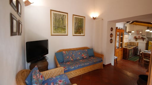 Villa Podere L'orsa Orsa Minore Woonkamer