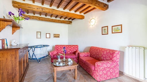 Podere Marcigliana - Apartment Parata Wohnbereich