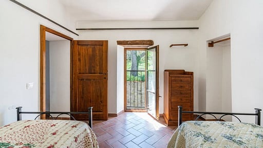 Podere Marcigliana -  Apartment Podere Schlafzimmer 2