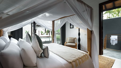 Pondok Santi Two Bedroom Pool Villa Dormitorio 1