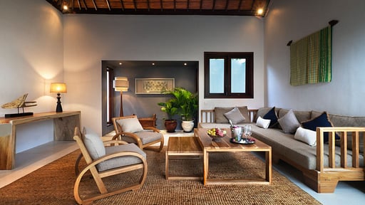 Pondok Santi Two Bedroom Pool Villa Salón