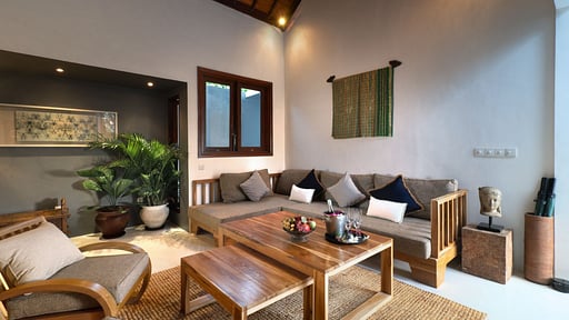 Pondok Santi Two Bedroom Pool Villa Salón