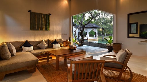 Pondok Santi Two Bedroom Pool Villa Salón
