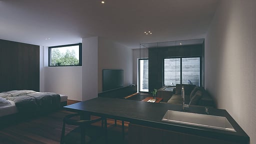 Powder Loft Garden 2 Bedroom 1