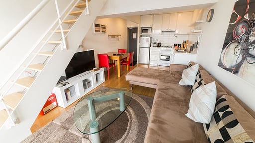 Powder Tracks Apartment Two Bedroom Living room