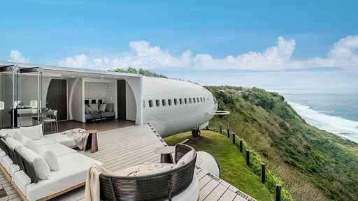 Private Jet Villa Living room