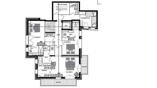 Chalet Pure Black Crystal Floor plan