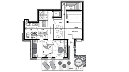 Chalet Pure Black Crystal Floor plan