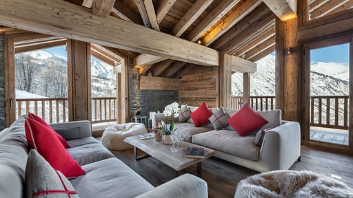 Chalet Pure White Crystal Wohnbereich