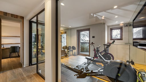 Chalet Quebec Fitnessraum
