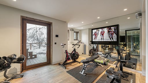 Chalet Quebec Fitnessraum