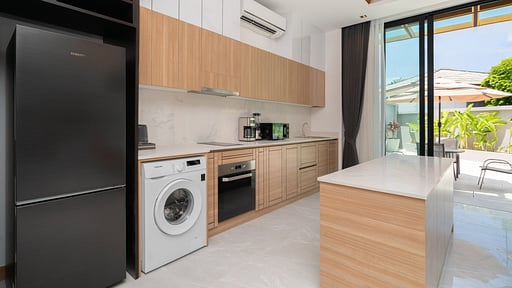 Rawayana Central Park Three Bedroom Deluxe Villa Kitchen