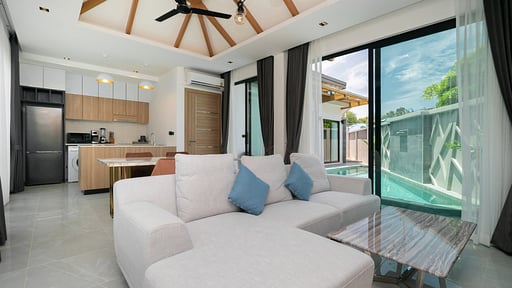 Rawayana Central Park Two Bedroom Deluxe Villa Living room