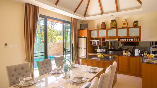 Rawayana West Three Bedroom Villa Salle à manger