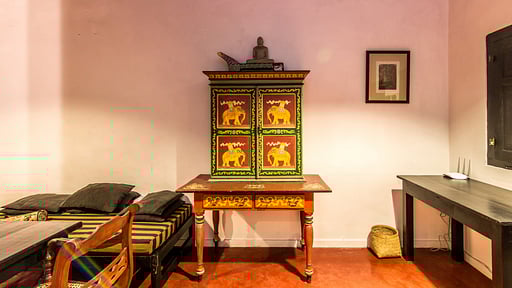 Red Parrot Beach Villa Wohnbereich