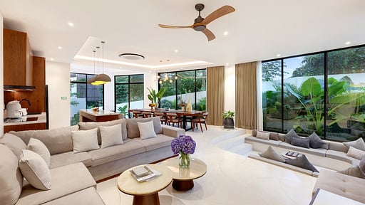 River Villa Living room