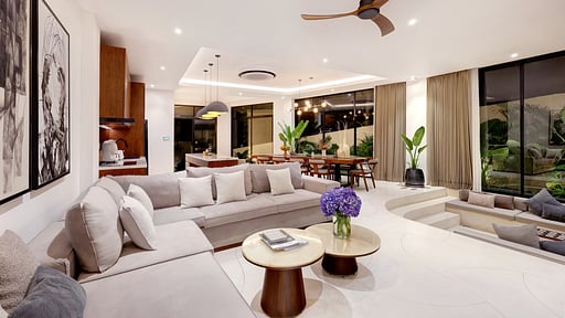 River Villa Living room