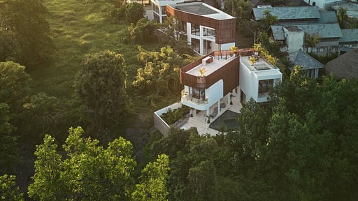 River Villa Drone pictures