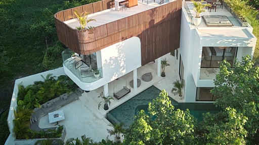 River Villa Drone pictures