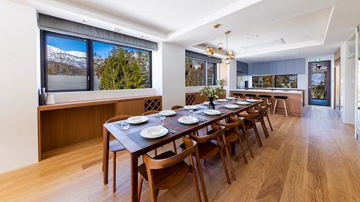 Roka Penthouse Dining area