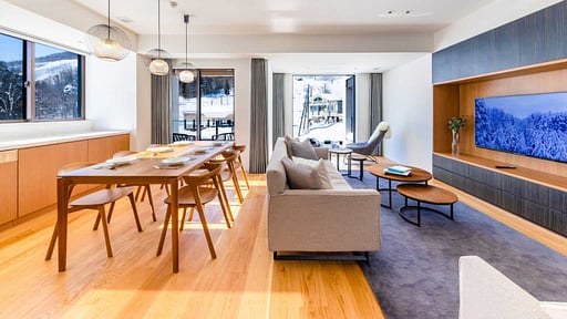 Roka Three Bedroom Apartment A Living room