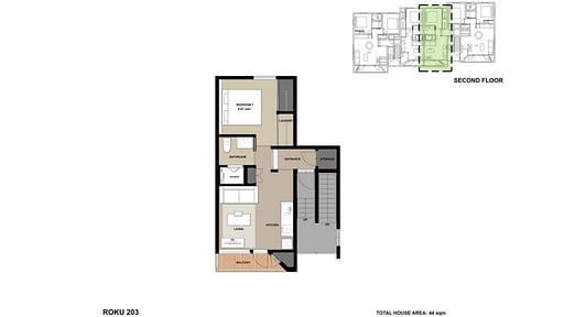 Roku 1 Floor plan