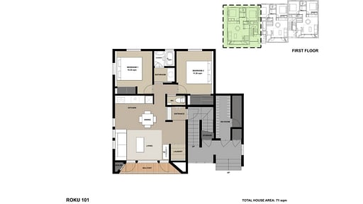 Roku 2 Floor plan