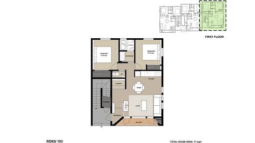 Roku 2 Floor plan