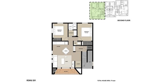 Roku 2 Floor plan