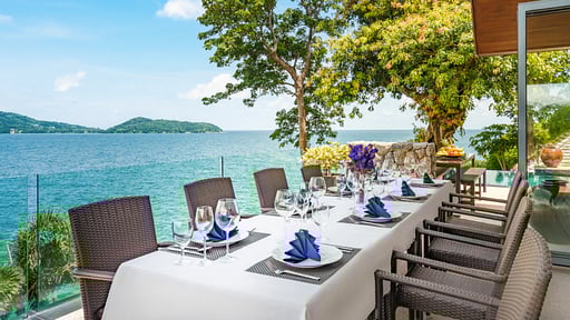 Villa Rom Trai Dining area