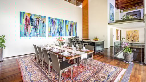 Villa Rom Trai Dining area