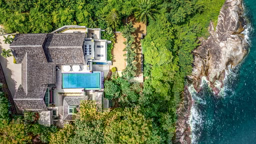 Villa Rom Trai Drone pictures