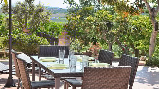 Villa Sa Caseta des Padrí Обеденная зона