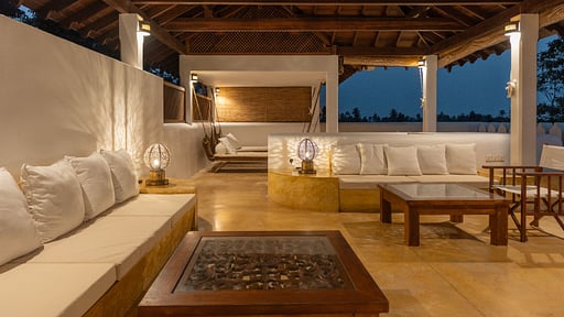 Saffron House Rooftop lounge