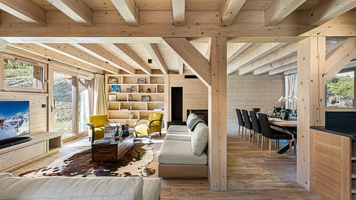 Chalet Saint Joseph Living room