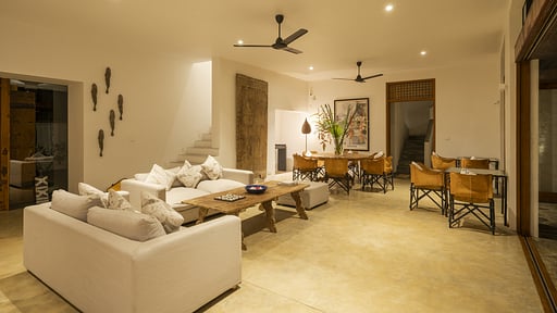 Villa Salt Water Woonkamer