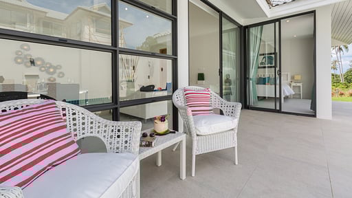 Sam-kah Villa Jade Терраса/веранда