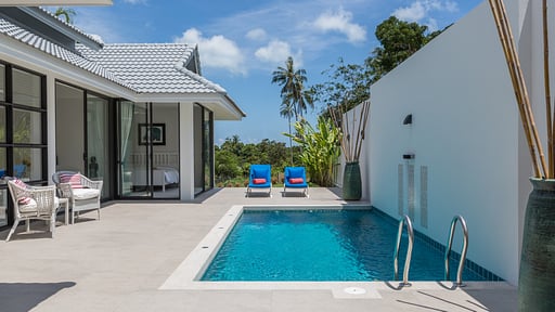 Sam-kah Villa Jade Бассейн