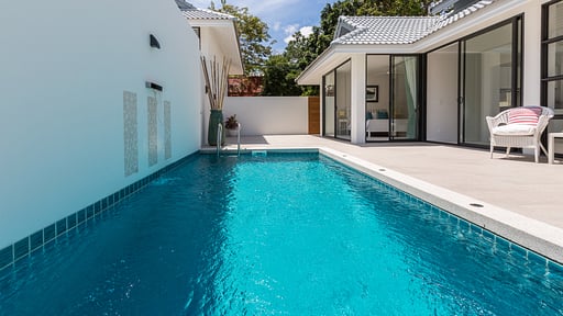 Sam-kah Villa Jade Бассейн